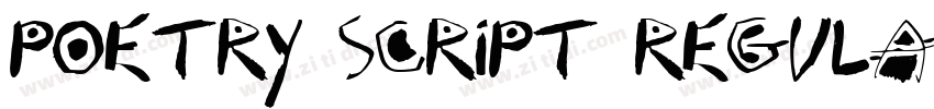 Poetry Script Regula字体转换